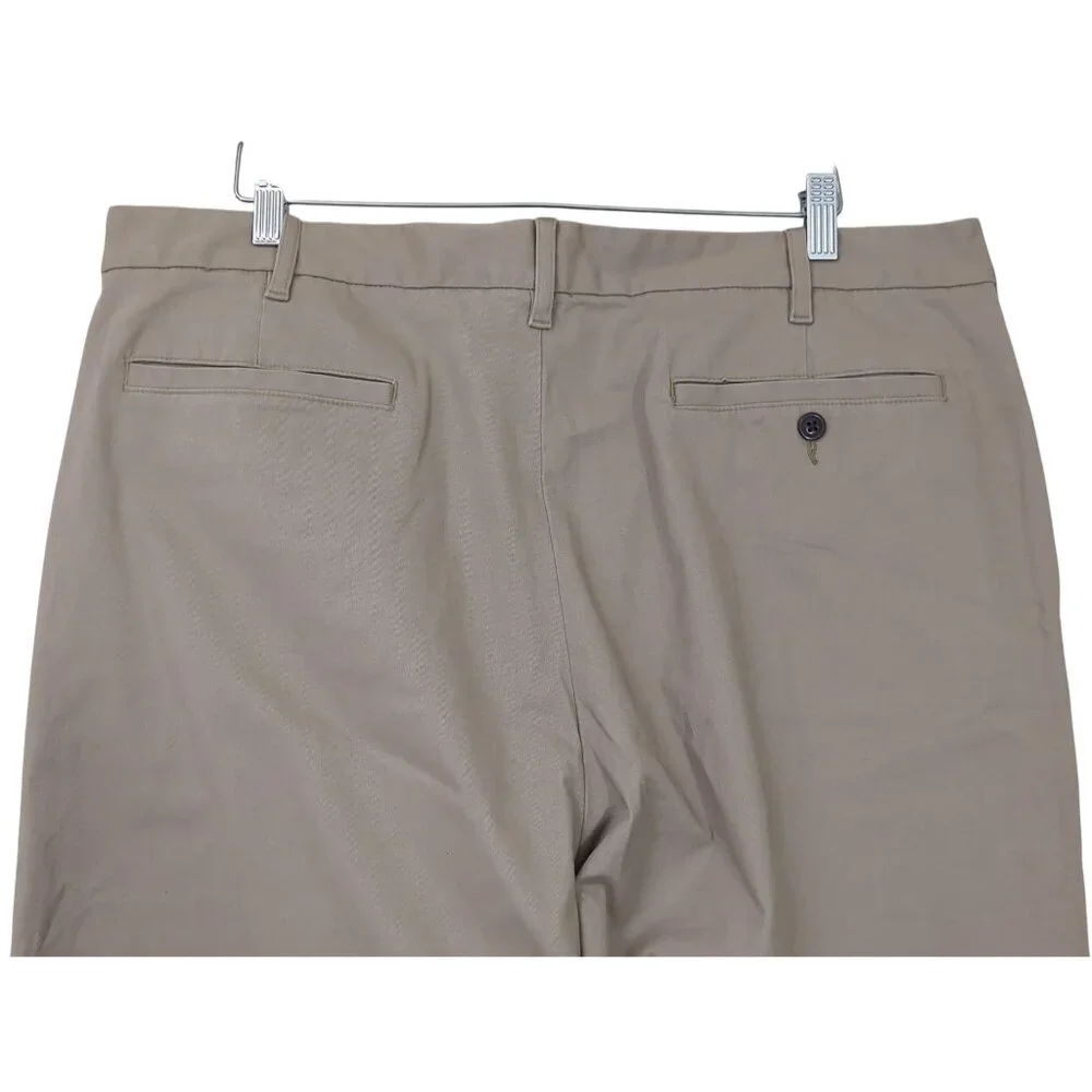 Lands End Chino Pant Mens 38 Khaki Traditional Fit Preppy‎ Business Casual